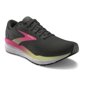 Brooks Ghost 16 (074 Black/Pink/Yellow) DONNA